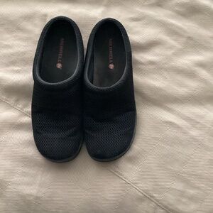 Merrell Size 8 Women's Encore Breeze Black Mesh Upper Comfort Slide On Mules
